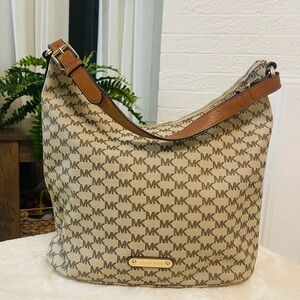 Michael Kors Nolita Large Hobo Bag with Signature Logo